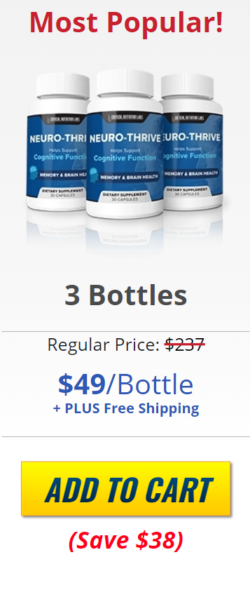 NeuroThrive Buy 3 Bottles