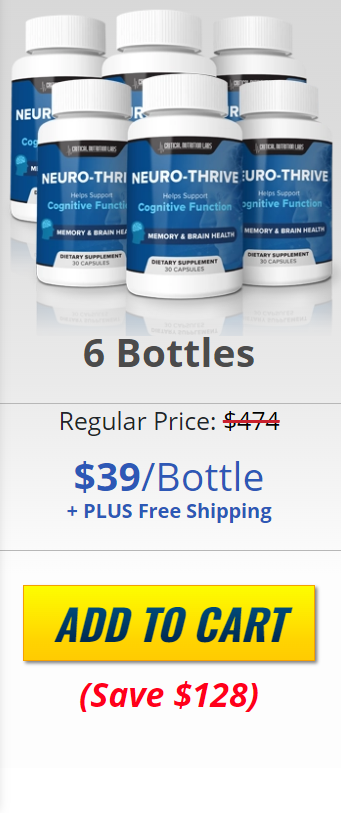 NeuroThrive Buy 6 Bottles